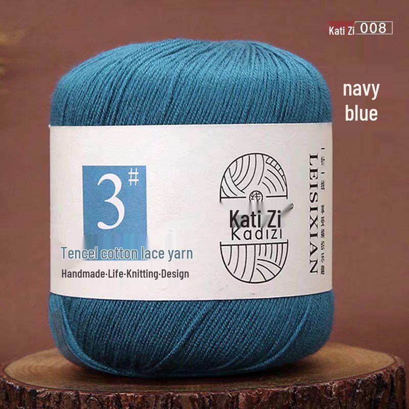 Mercerized Cotton Lace Yarn No. 3: DIY Hand-Knitted Crochet for Children - Spring/Summer Sweater & Coat - Free Shipping