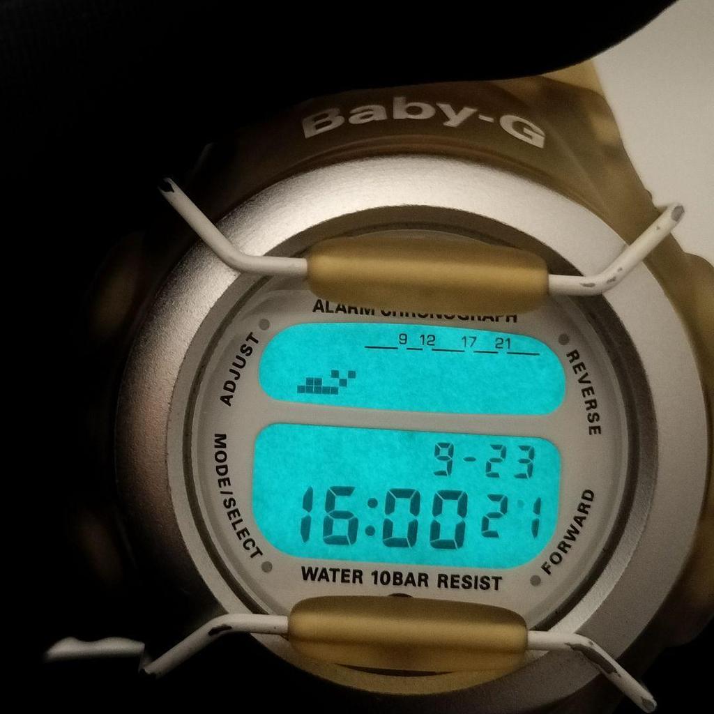 Used [With moving animation] Battery replaced Casio Baby-G BG-380 File Working item