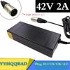 36V Charger 42V 2A  lithium battery charger for 36V lithium battery pack with 4-Pin XLR Socket/connector