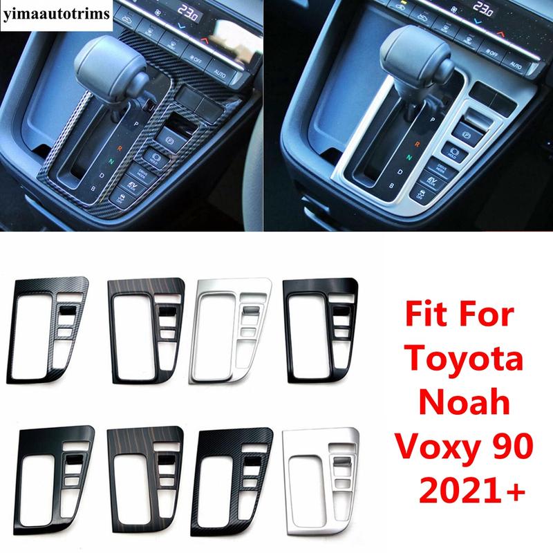 Center Control Gear Shift Panel Cover Trim Accessories For Toyota Noah / Voxy 90 - Normal / Hybrid Version Right Hand