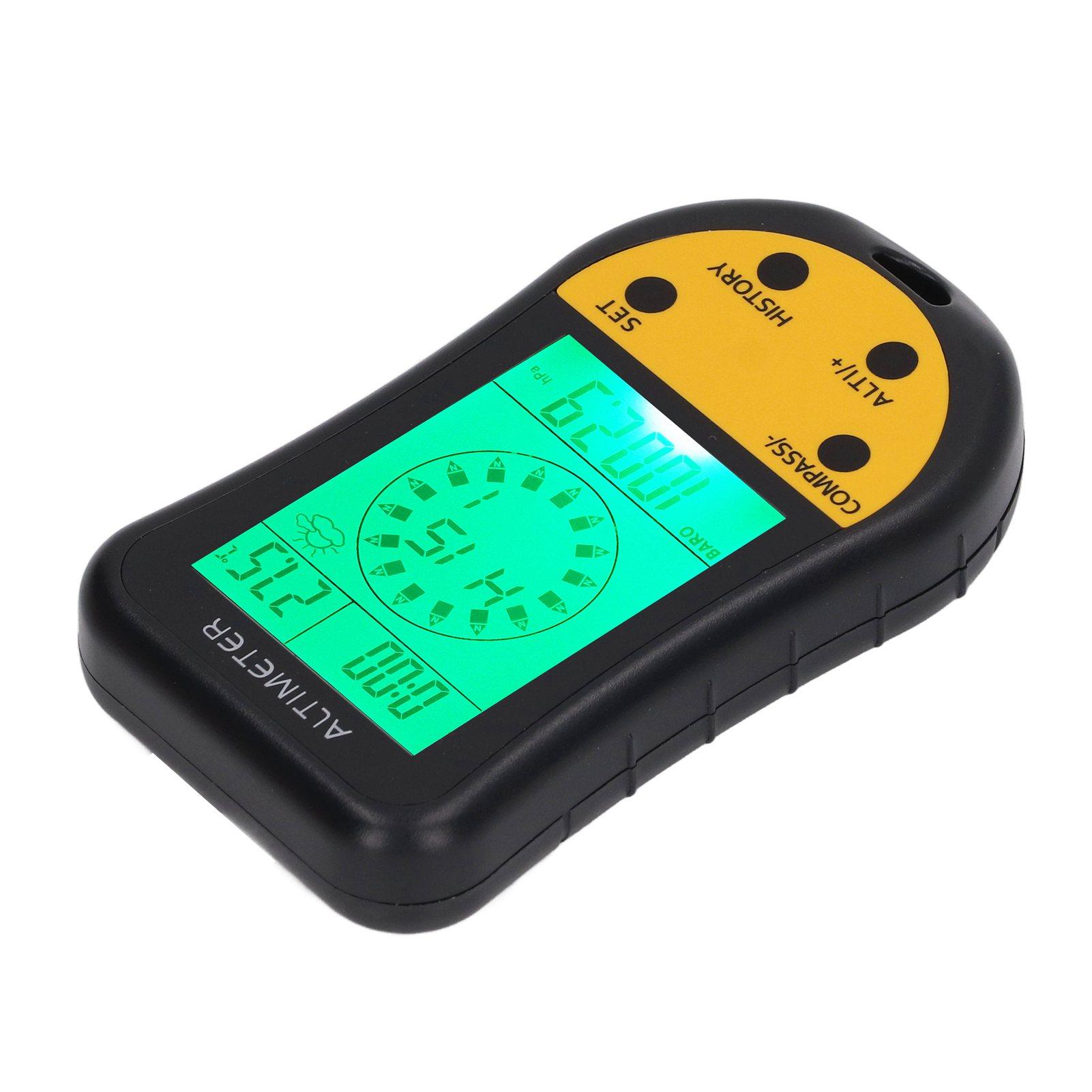 Digital Altimeter 8 in 1 Multifunction Barometer Thermometer Weather Portable Sensor ABS