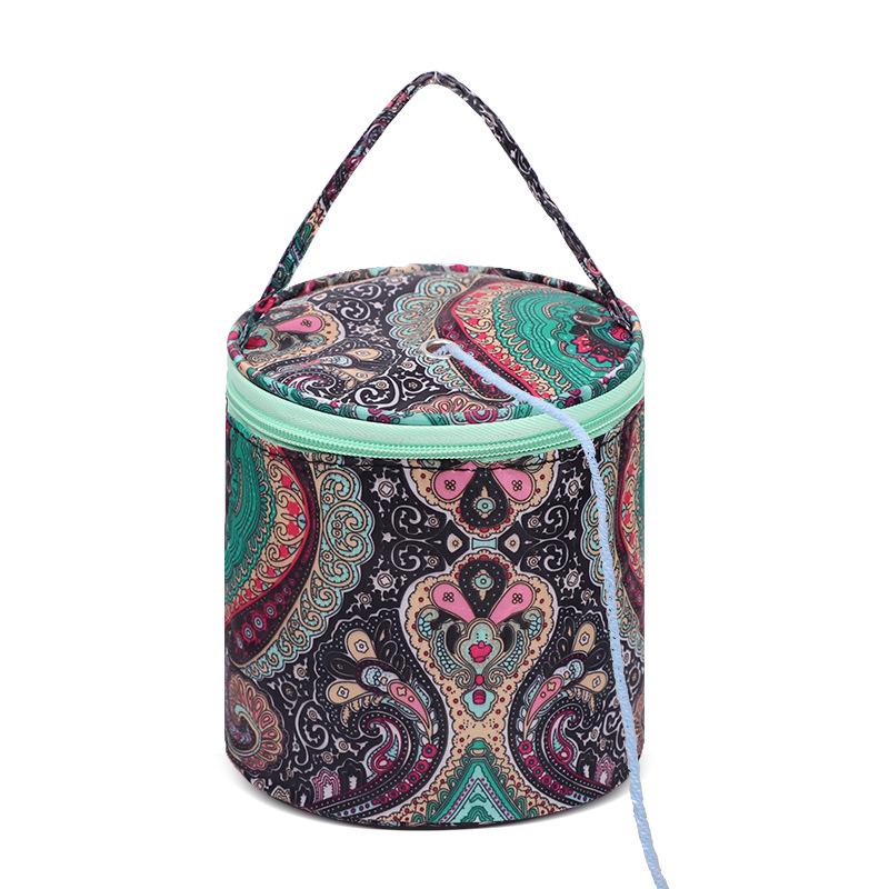 Handmade Portable Yarn Storage Handbag - Knitting & Crochet Dustproof Holder