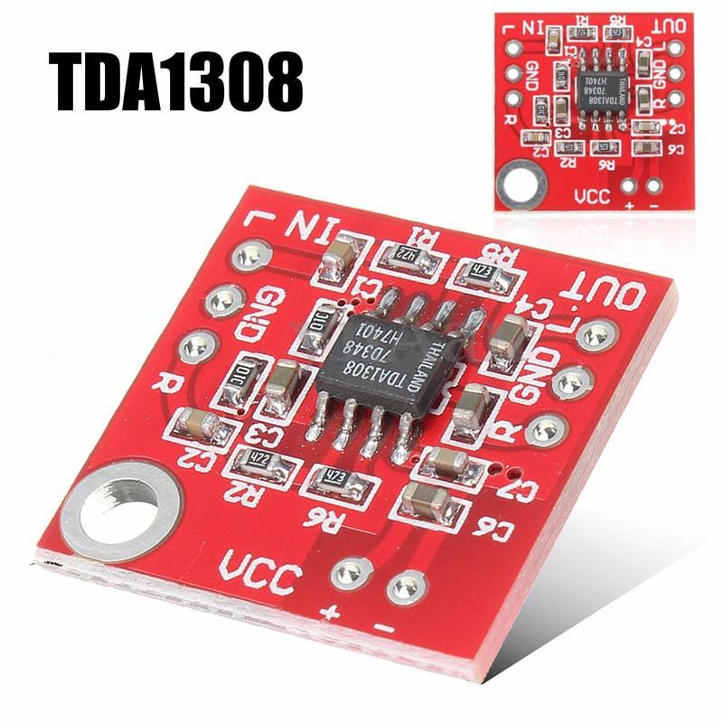 Mini TDA1308 Kopfhörer-Leistungsverstärkerplatine Modul Audio-Vorverstärker 3V-6V Klasse A Klasse B Stereoklangplatine Niedrigleistungs-Verstärker