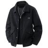 Men's Solid Color Lapel Corduroy Jacket Retro Casual Sports Jacket