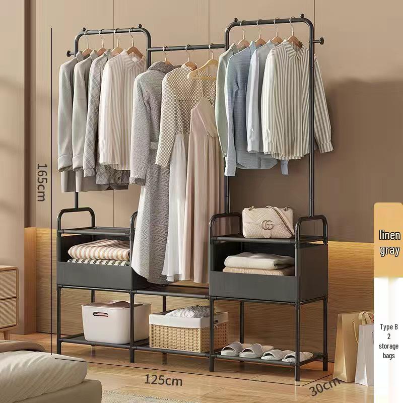 Thickened Multifunctional Storage Rack: Bookcase, Wardrobe, and Toy Organizer with Dustproof, Detachable Design.