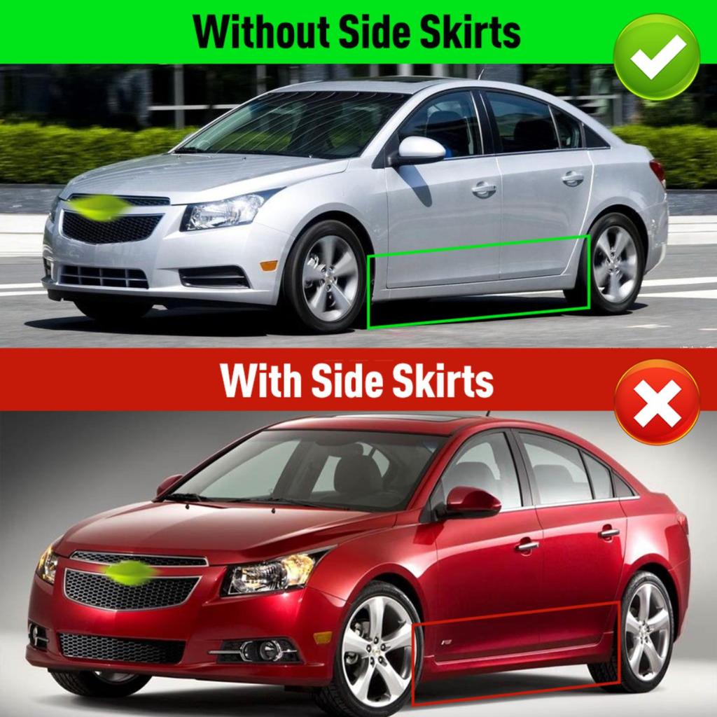 4PCS Car Mud Flaps Splash Guards Mudguards Car Mud Flaps Compatible with Chevrolet Cruze 2009 2010 2011 2012 2013 2014 2015
