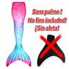 NEW Summer Kids Swimming Mermaid Tails Swimsuit For Girls Bathing Suit Beach Swimable Mermaid Costume Swimwear Halloween Costume