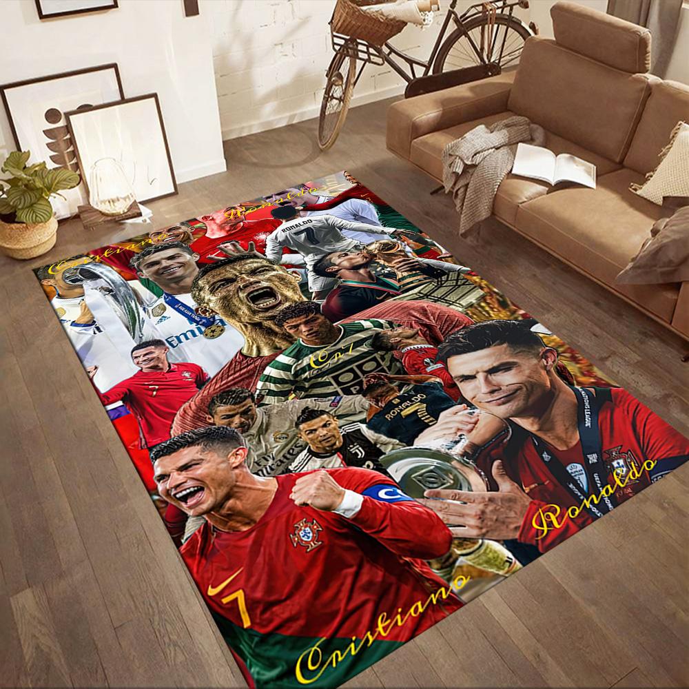 Cristiano Ronaldo Area Rug Perfect For Living Rooms Entryway Game Room Foyer Antislip Rug Anime Office Decor Perfect Birthdaychristmas Gift Idea