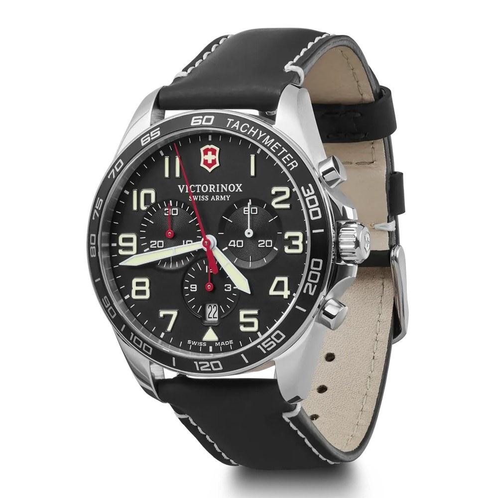 Victorinox FIELDFORCE CHRONO Black Watch 241852 5-Year Warranty