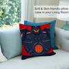 Cool P-Pacific R-Rim Meka Pillow Case Short plush Double-sided Print Square Throw Pillow Covers Sofa Home Cushion Decor