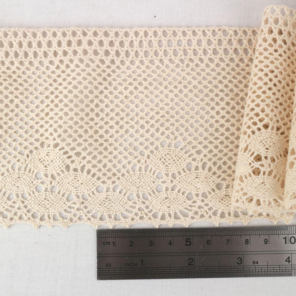 Cotton Thread Lace Accessories Handmade Diy Pure Cotton Woven Lace Edge Sofa Curtain Clothing Lace Material