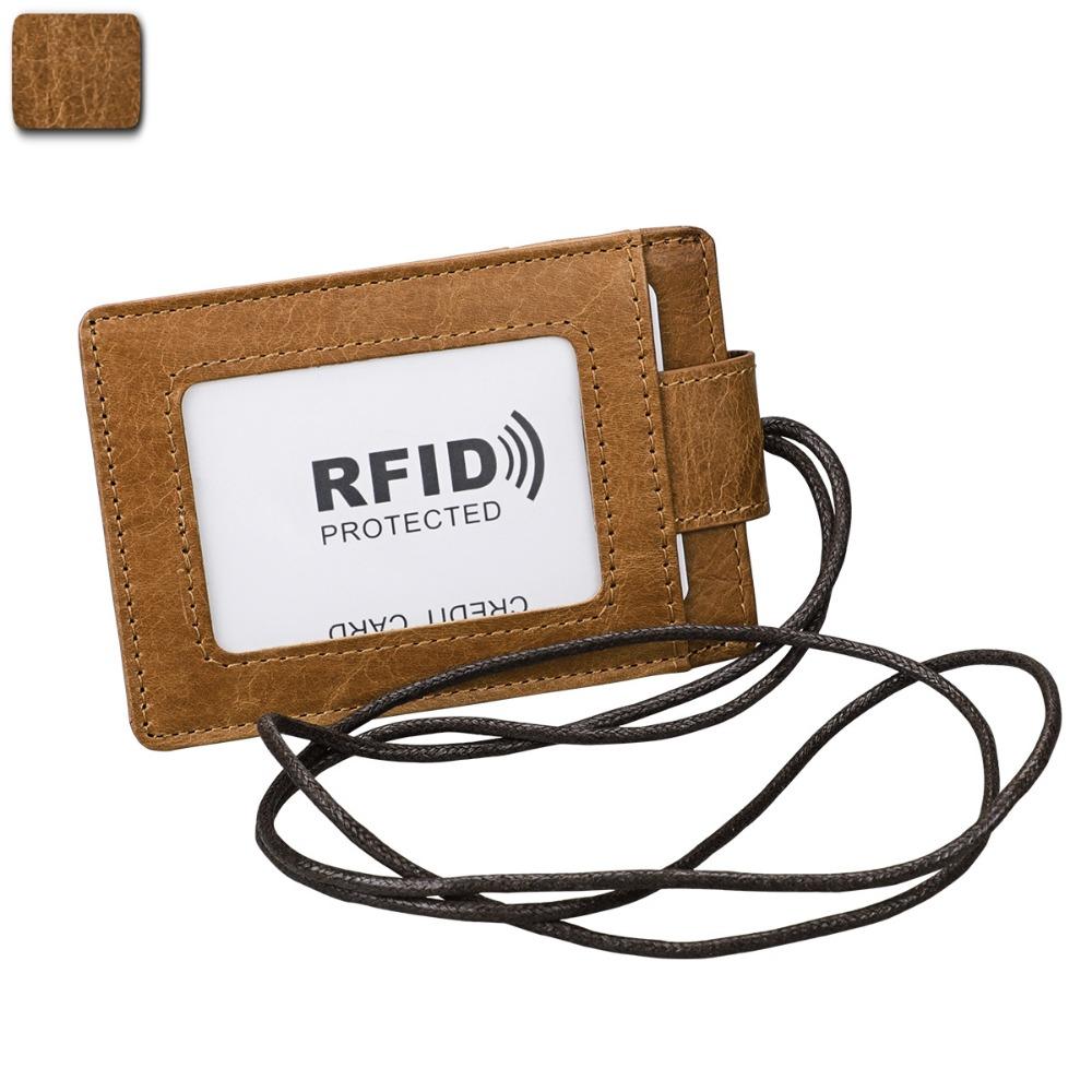 

Identity Badge RFID Blocking Card Cover RFID Blocking Work Card Holders Business Card хаки