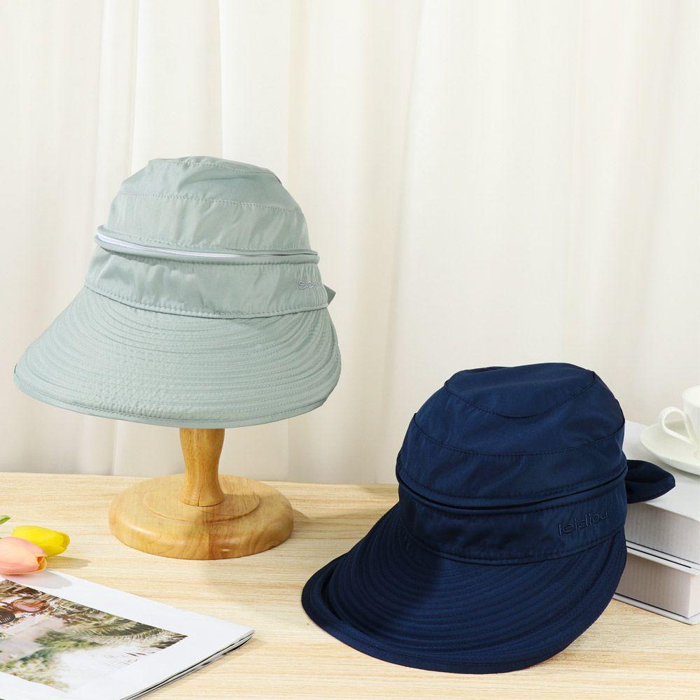2021 Anti-UV Visor Outdoor Cap Beach Hat Wide Brim Sun Hat