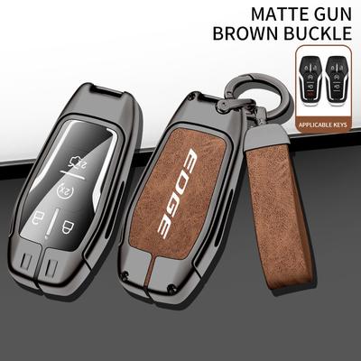 Car Key Case Cover Protector Shell Fob Auto Accessories For Fusion Mondeo Mustang F-150 Explorer Edge 2015 2016 2017 2018
