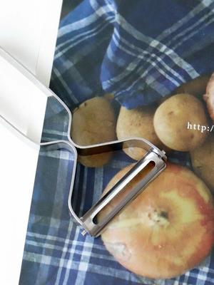 Éplucheur à pommes de terre tout en acier inoxydable kamomekitchen