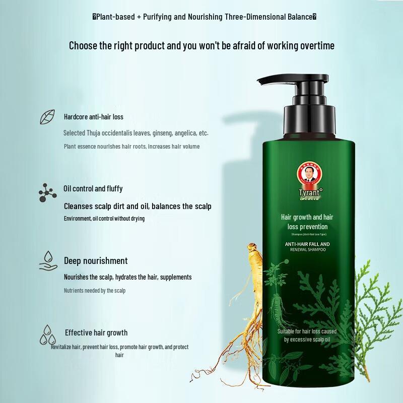 Bawang Anti-Hair Loss Ginseng Angelica Shampoo 500ml