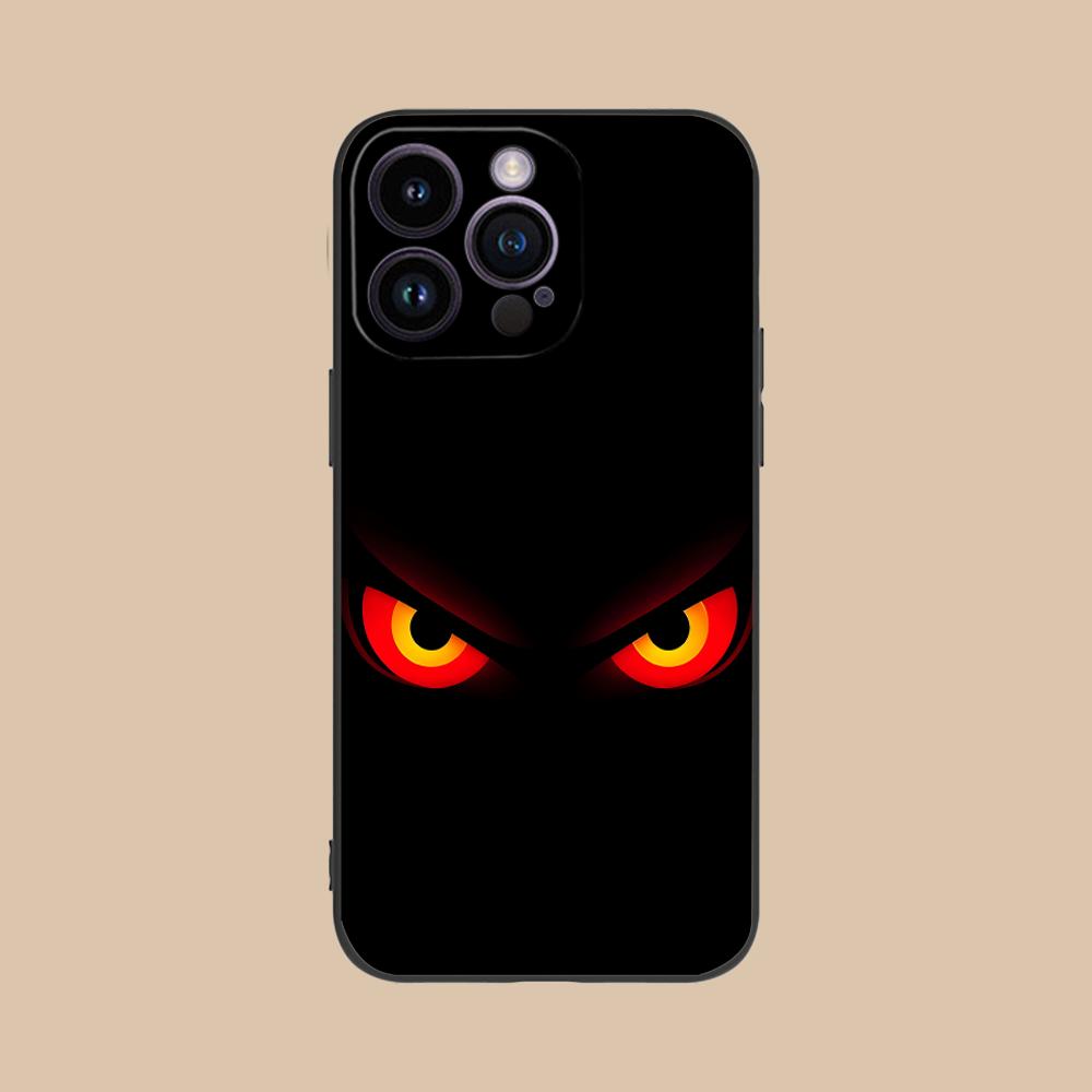 Anime Eyes Phone Case for iPhone 17 16 15 14 13 12 11 X XR XS 8 7 Air Pro Max Plus Mini Soft TPU Shockproof Cover