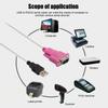 USB 2.0 to RS232 Serial Port Cable Converter DB9 Universal Male Connector Cable 1.5 Meters