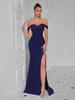 Women's Elegant Slimming High-Slit Evening Dress