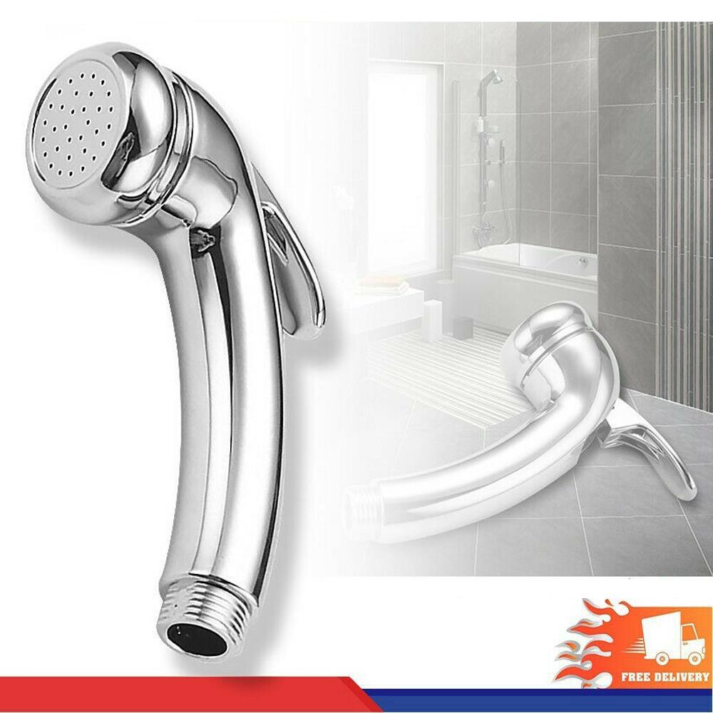 RV Hand Held Shower Head On Off Switch Chrome 3 Spray Water Pressure Hose-Camper