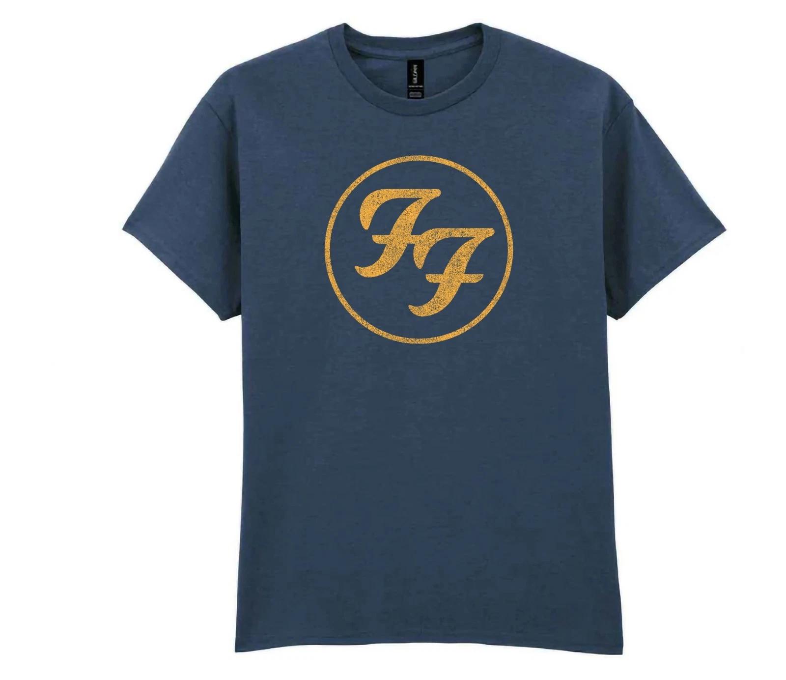 F FIGHTERS Blue Dusk T-Shirt ultra cotton - Alternative rock music concert Tee 4XL