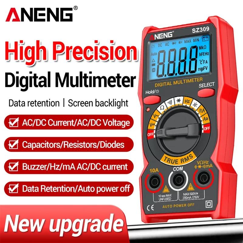 ANENG SZ309 Smart Multimeter 1999 Count Voltage Meter Multimetro Easy To Cary Tools Digital Professional High Precision AC/DC