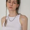 HYPNOTIZE SILVER MIX CHAIN NECKLACE_VER. 04