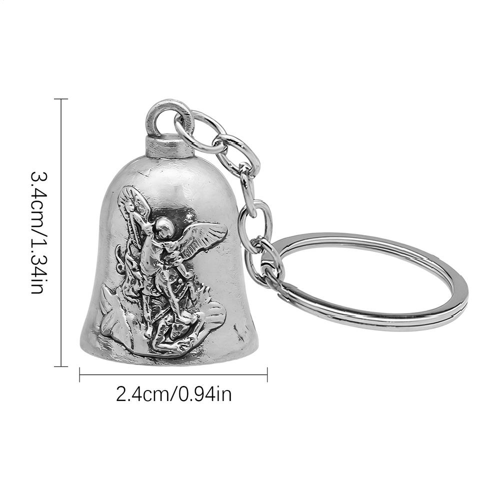 

Metal Bell Silver Angel Blessing Ornaments Decorative Bells Keychain Charm for Kids Adults Backpack Keychain Bag Charm Home