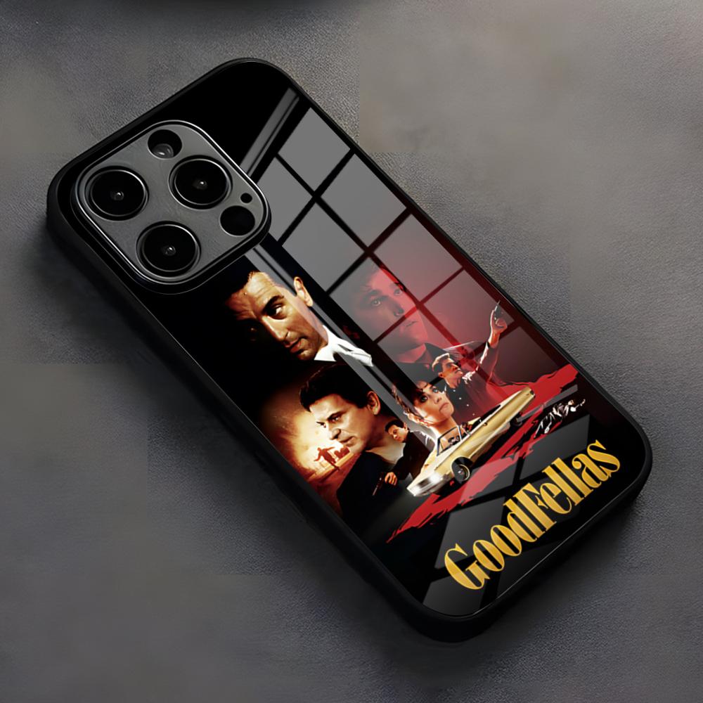 Classic Movie Goodfellas Phone Case For IPhone 17 Pro Max 16 15 14 Pro Max 13 11 X Xs Xr 8 7Plus Glass Cover