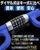 LDEKAY Steering Wheel Car Steering Dial with Security Plate Lock, Anti-Theft, Lock, Self-Defense, Type, (Blue) HL-BL01
