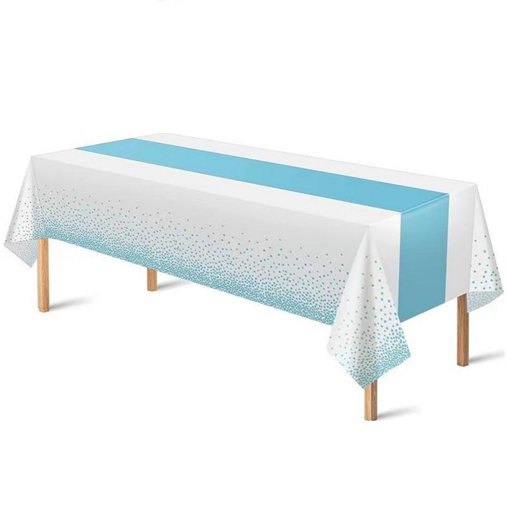 Gold Polka Dots Confetti Plastic Tablecloths Disposable Table Covers Thanksgiving Table Cloths for Picnic Birthday Wedding Party