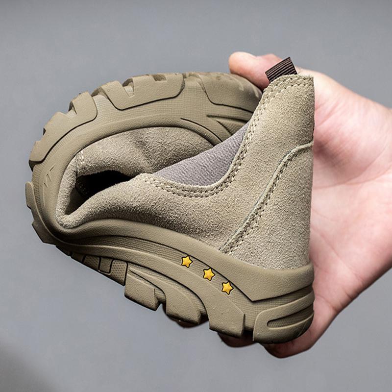 Oulylan New Men's Anti-Puncture Safety Shoes Anti Scalding Welding Shoes Steel Toe Anti Smashing  Work Shoes