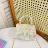 Fashionable Handbag Childrens Featuring Delightful Bow And Chic Details Pearl