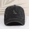 1pc Childrens Washed Retro Dinosaur Embroidery Baseball Cap Sunscreen Sunshade Fashion Allmatch Duck Tongue Hat
