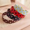 Retro Acetate Plate Headband Sweet Headwear Korean Style Polka Dot Hair Hoop  Commute