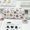 Cartoon Crayon Shinchan Large Capacity Foldable Pen Bag With Storage For Students
