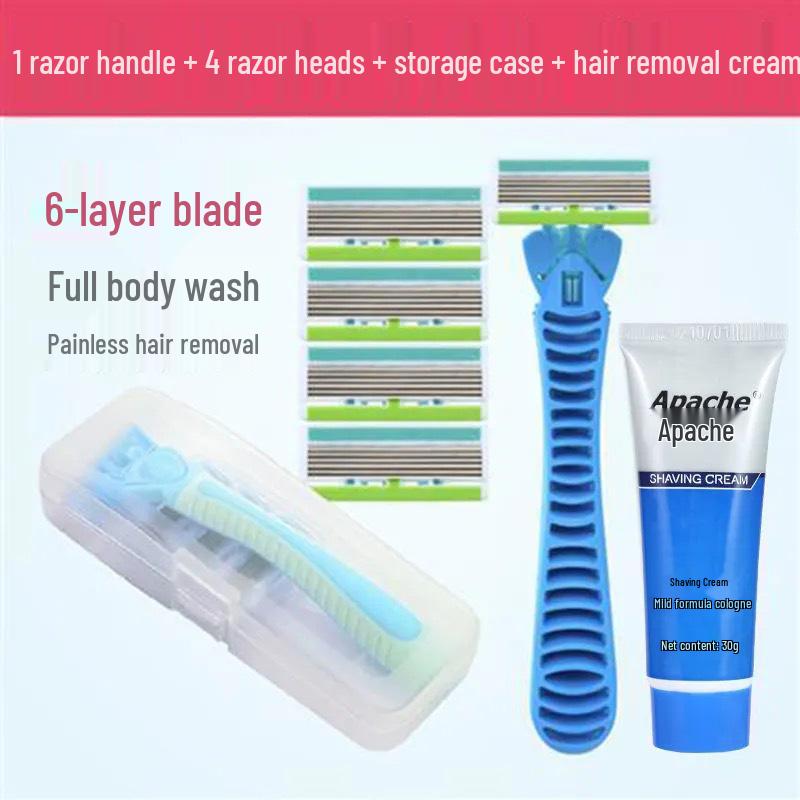 Women's Manual Razor for Hair Removal - Suitable for Armpits, Legs, and Private Areas
