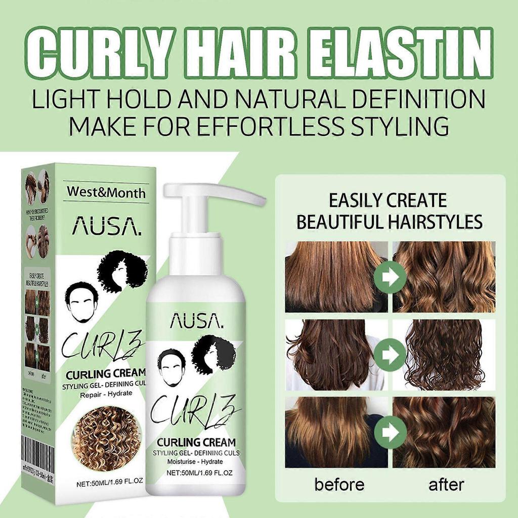 Boucle élastique hydratante mise en forme des boucles volumineuse élastique forte résistante cheveux crépus soin cheveux 50 ml - en boîte