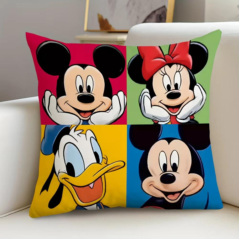 Disney Pillowcase Polyester Doublesided Printed Mickey Minnie Design Suitable For Home Decoration and Holiday Gifts