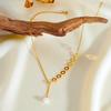 Light Luxury Niche Pearl Fringed Necklace Women's Collarbone Chain High Fashion Jewelry