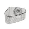 Sink Strainer Basket Sponge Holder with Suction Cup Triangle Design Easy to Install Multifunctional Storage Rack Drainer Basket