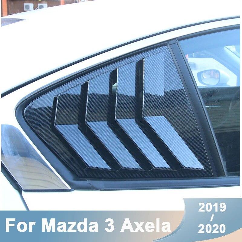 

Для Mazda 3 Axela ABS задний багажник, спойлер на заднее окно, боковая крышка, треугольная отделка, декоративные аксессуары