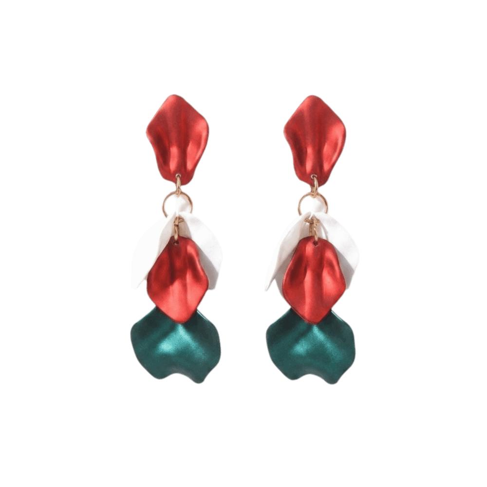 Zinc Zinc Alloy Acrylic Drop Earrings Sweet Dangle Earrings Fashion Petal Tassel Earrings Formal Occassion