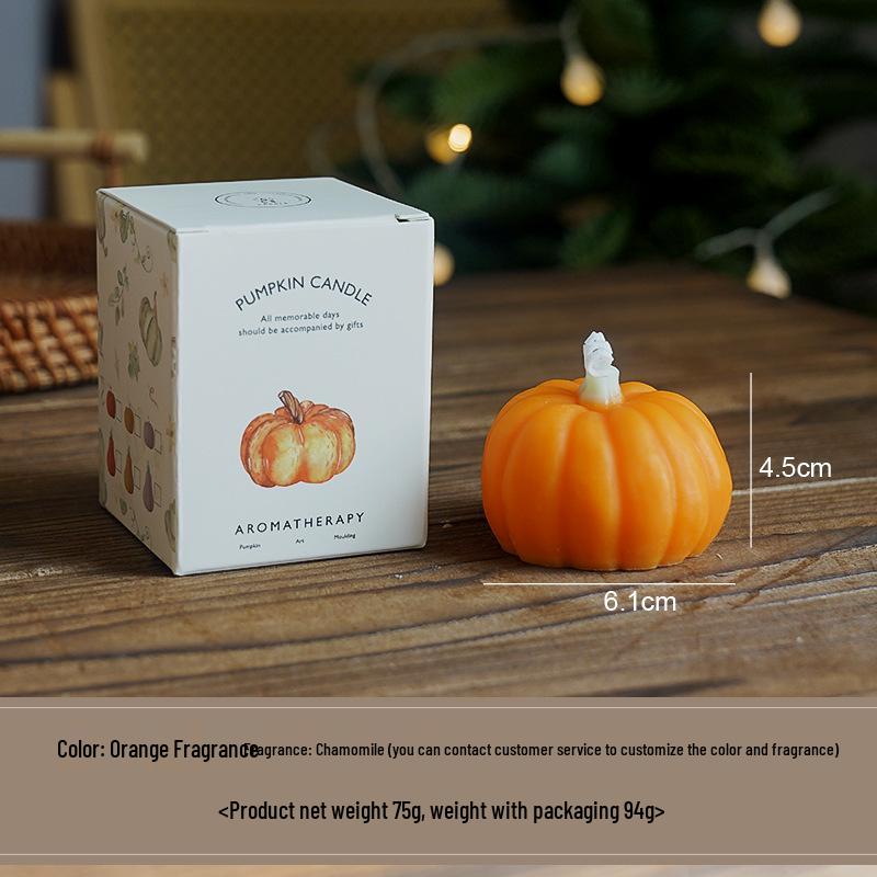 Handmade Pumpkin Scented Halloween Aromatherapy Candle Gift