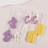 Geometric Earring Pendant Silicone Mold DIY UV Epoxy Resin Mould Handmade Jewelry Making Tools Necklace Keychain Handmade Crafts
