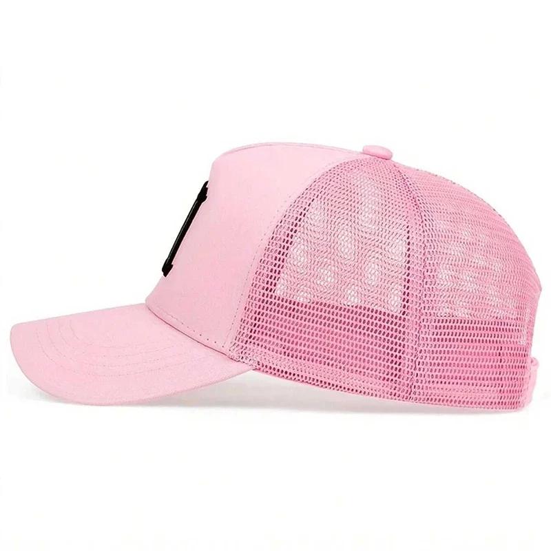 Unisex Personality M Letter Embroidery Baseball Net Caps Spring Summer Outdoor Adjustable Casual Hats Hip Hop Sunscreen Hat