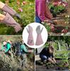 Women Gardening Glove Thorn Proof, Pink Extra Long Oxford Cloth AU Pink Gloves
