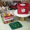 6 Piece Reusable Christmas Boxes for Storage Containers