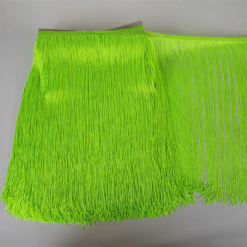 50Cm Polyester Fringed Row Beard Lace Latin Dance Dress Diy Dance Costume Lantern Lace Accessories Decoration