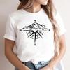 Fashion Cartoon Tshirt FeUnisex S Trend Clothing T Shirt Women River New Mountain Tee Lady Graphic Top Clothes Short Sleeve